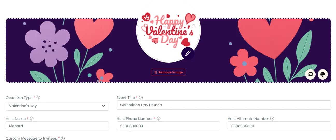 Create a Valentine's Day Event