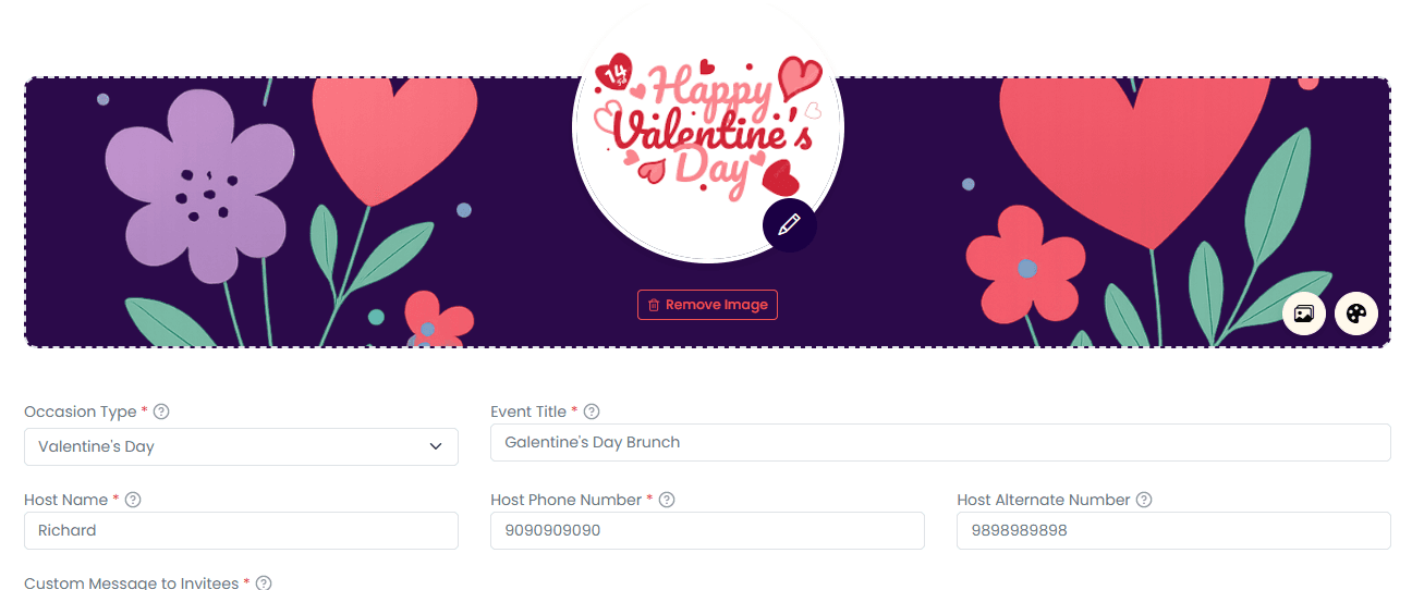 Create a Valentine's Day Event